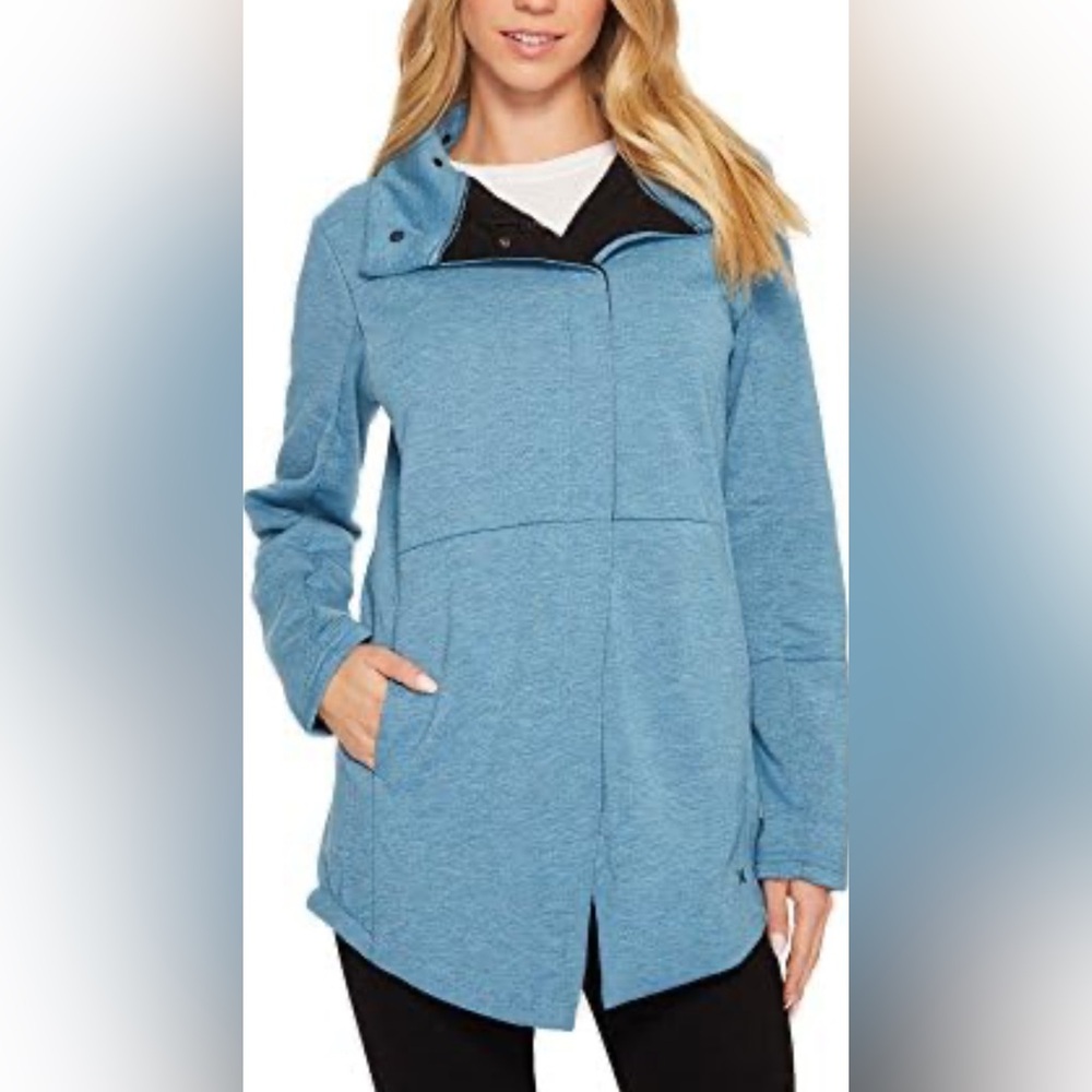 Like New Hurley Winchester Asymmetrical Fleece with Detachable Hood